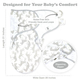 Baby Swaddle Sleep Sacks with Zipper, 3 Pack Newborn Swaddle