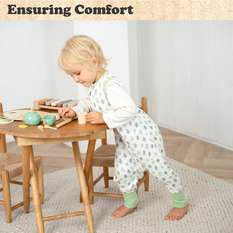 Toddler Sleep Sack for 3T-4T, Baby Wearable Blanket, Toddler Baby Sleep Sack with Feet, Sleeveless Breathable Sleep Sacks for Baby Girls