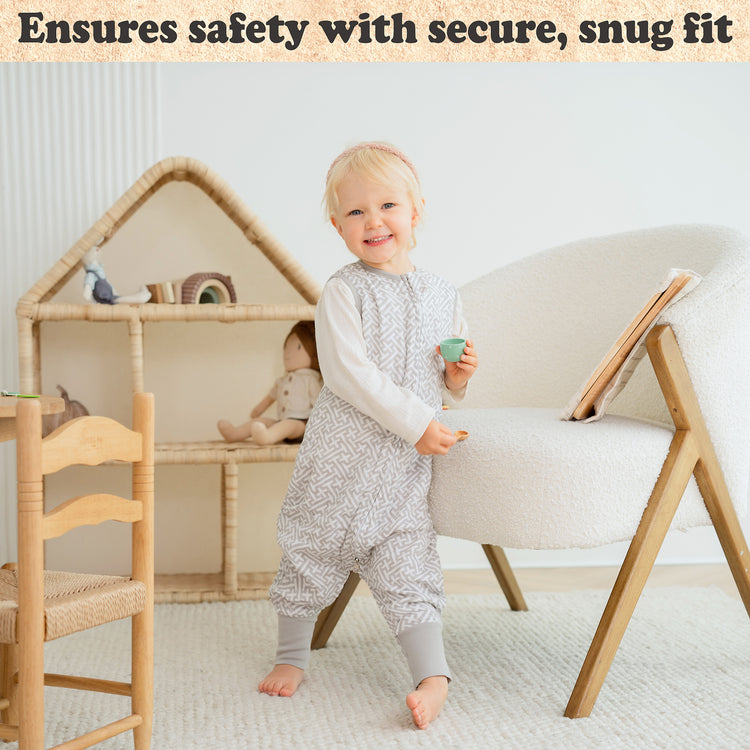 Toddler Sleep Sack for 2t-3t, Baby Wearable Blanket, Toddler Baby Sleep Sack with Feet, Sleeveless Breathable Sleep Sacks for Baby Girls