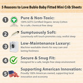 Pack and Play Fitted Sheet, Portable Pack N Plays Mini Crib Sheets, 2 Pack Play Sheets, 100% Jersey Cotton Playard Sheets