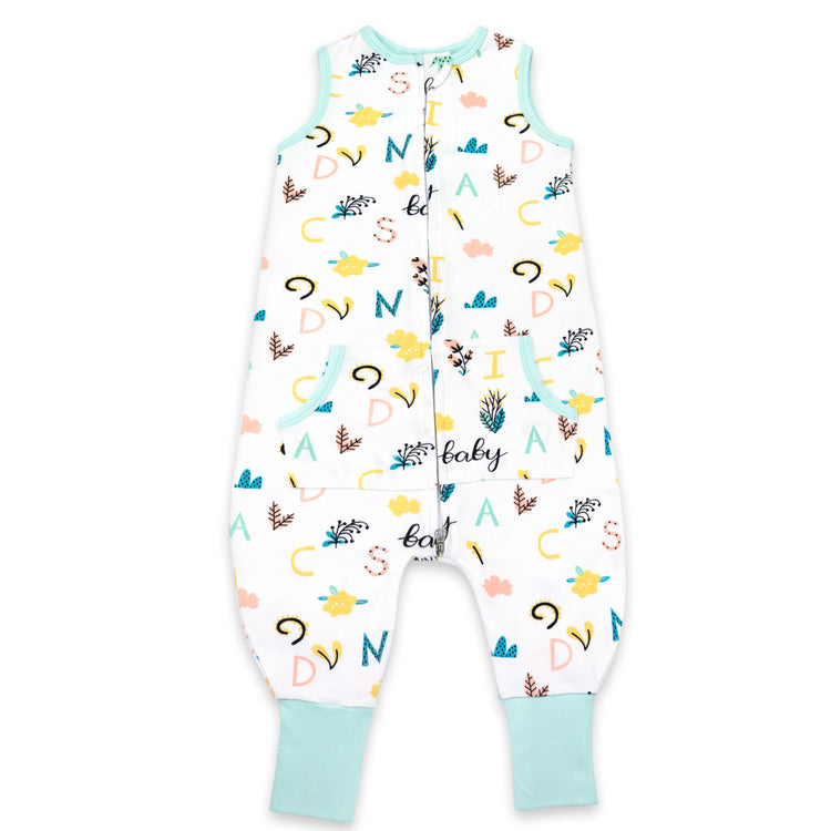 Toddler Sleep Sack for 2t-3t, Baby Wearable Blanket, Toddler Baby Sleep Sack with Feet, Sleeveless Breathable Sleep Sacks for Baby Girls