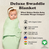 Baby Swaddle Blanket Wrap, 3-Pack Organic Newborn Swaddle Sack, Baby Swaddles 0-3 Months, Swaddles for Newborns, Baby Sleep Sack, Baby Swaddle Blanket Wrap