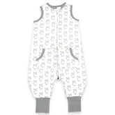 Baby Sleep Sack, 0.5 TOG Sleep Sack Baby Wearable Blanket, Toddler Baby Sleep Sack with Feet, Sleeveless Breathable Sleep Sacks for Baby Girls