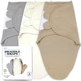 Baby Swaddle,3-Pack Newborn Babies Swaddle Sleep Sack, Infant Sleeping Sack, Easy Adjustable Baby Swaddle Blanket Wrap for Boy Girl