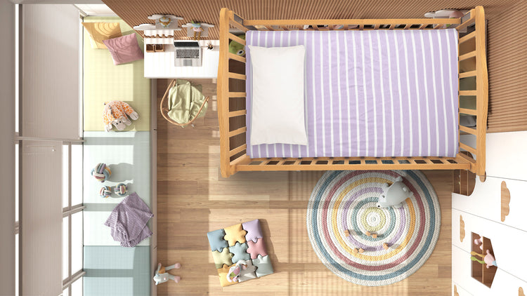 Bublo Baby Bassinet Sheet Set for Boy & Girl – 4 Pack Organic Cotton Universal Fitted Sheets (32×16×4 / 33×20×4 in)