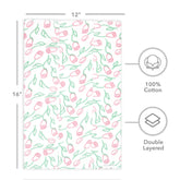 Baby Burp Cloths - 6 Pack Large 100% Cotton - Washcloths Double Layered Absorbent Burping Cloth Extra Absorbent Baby Burp Cloth Extra Soft for Boys and Girls