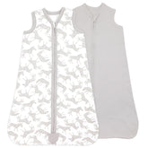 Baby Baby Wearable Blanket, Cotton Sleep Sacks for 6-12 Months, 2 Pack Unisex Sleeping Bag Sack, Medium Size, 2-Way Zipper, 0.5 Tog Breathable Cotton