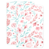 Bubo Baby Pack and Play Fitted Sheet, Portable Pack N Plays Mini Crib Sheets, 2 Pack Play Sheets, 100% Jersey Cotton Playard Sheets, Floral