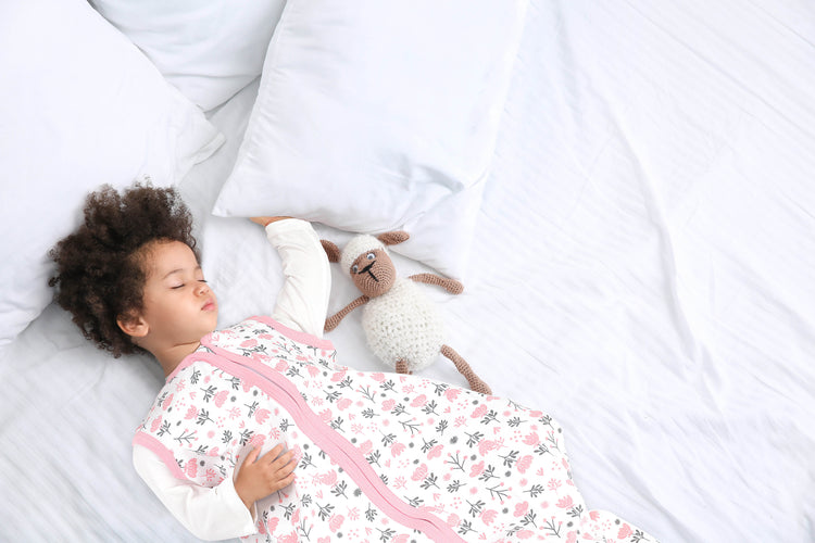 Baby Baby Wearable Blanket, Cotton Sleep Sacks for 6-12 Months, 2 Pack Unisex Sleeping Bag Sack, Medium Size, 2-Way Zipper, 0.5 Tog Breathable Cotton