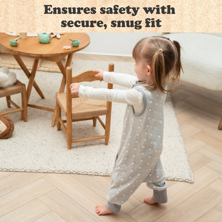 Baby Sleep Sack, 0.5 TOG Sleep Sack Baby Wearable Blanket, Toddler Baby Sleep Sack with Feet, Sleeveless Breathable Sleep Sacks for Baby Girls