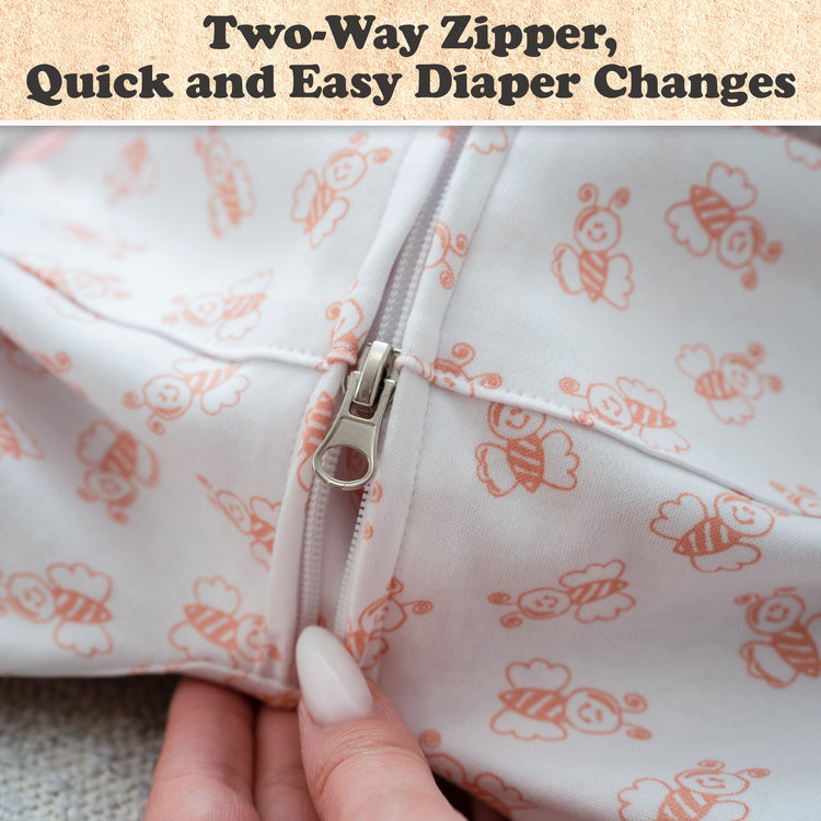 Baby Sleep Sack, 0.5 TOG Sleep Sack Baby Wearable Blanket, Toddler Baby Sleep Sack with Feet, Sleeveless Breathable Sleep Sacks for Baby Girls