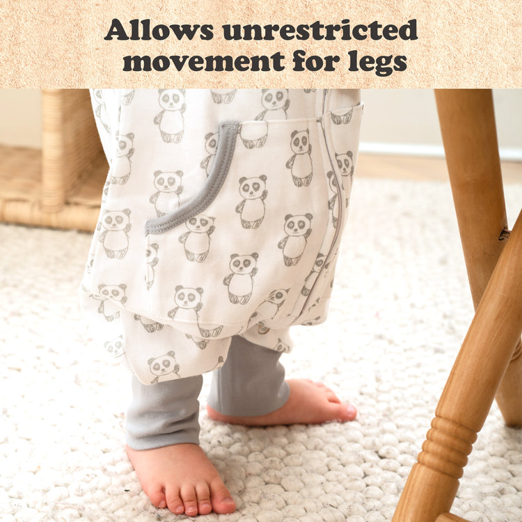 Baby Sleep Sack, 0.5 TOG Sleep Sack Baby Wearable Blanket, Toddler Baby Sleep Sack with Feet, Sleeveless Breathable Sleep Sacks for Baby Girls