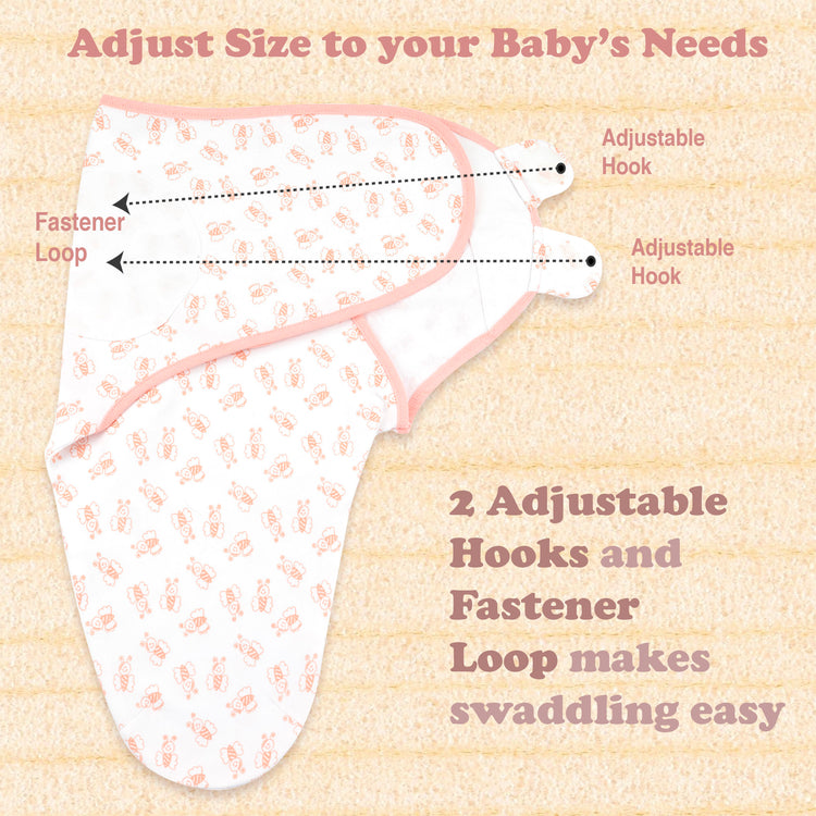 Bublo Baby Organic Cotton Swaddle for Newborns (0–3 Months) – Soft Velcro Swaddle Sack for Baby Boys & Girls