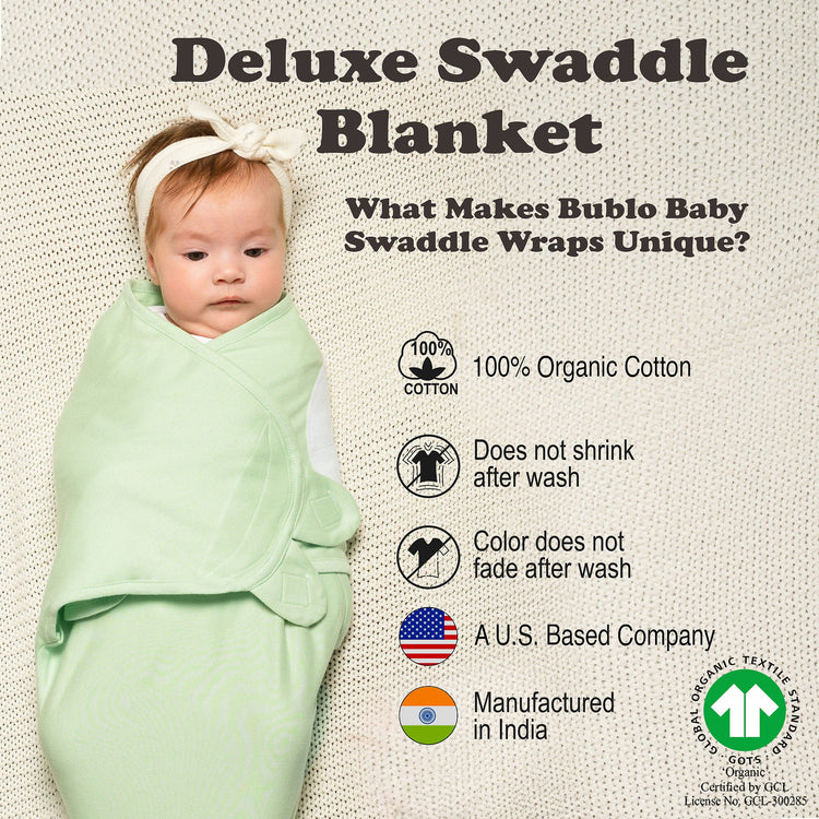 Baby Swaddle Blanket Wrap, 3-Pack Organic Newborn Swaddle Sack, Baby Swaddles 3-6 Months, Swaddles for Newborns, Baby Sleep Sack, Baby Swaddle Blanket Wrap