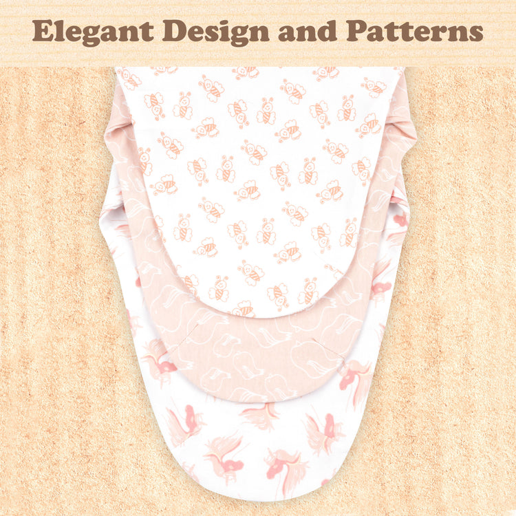 Bublo Baby Organic Cotton Swaddle for Newborns (0–3 Months) – Soft Velcro Swaddle Sack for Baby Boys & Girls