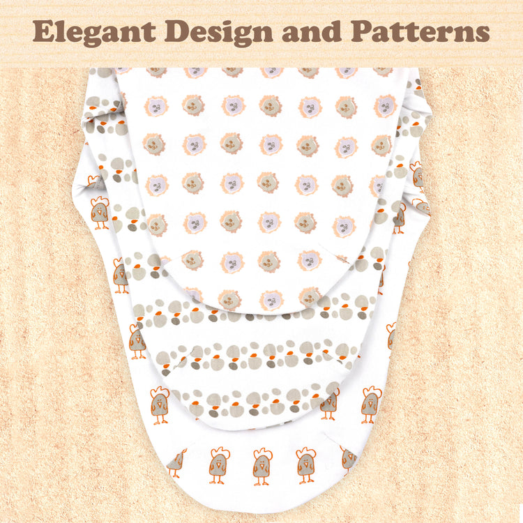 Bublo Baby Organic Cotton Swaddle for Newborns (0–3 Months) – Soft Velcro Swaddle Sack for Baby Boys & Girls