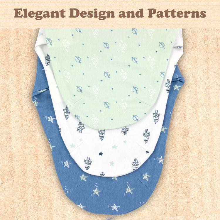 Bublo Baby Organic Cotton Swaddle for Newborns (0–3 Months) – Soft Velcro Swaddle Sack for Baby Boys & Girls