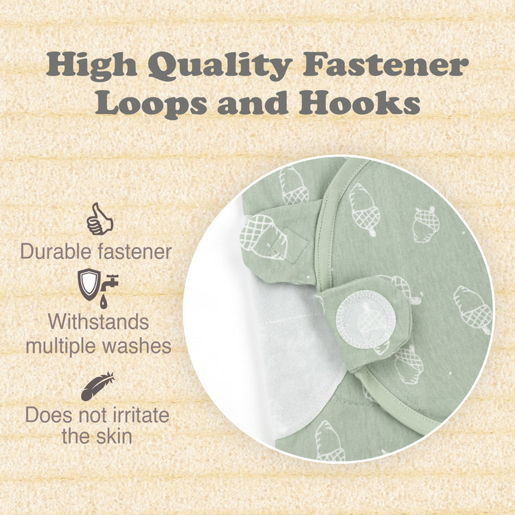 Bublo Baby Organic Cotton Swaddle for Newborns (0–3 Months) – Soft Velcro Swaddle Sack for Baby Boys & Girls