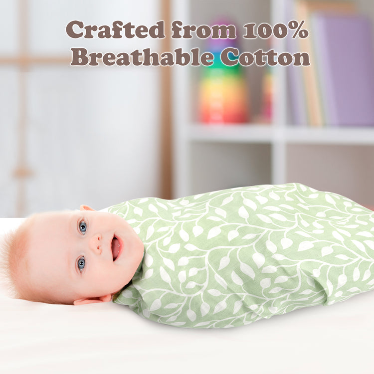 Muslin Swaddle Blankets for Newborn, 3 Pack Receiving Blanket, Muslin Blanket Swaddles Wrap for Boys Girls, Baby Essentials, 47x47 Inches Large Size, 100% Cotton