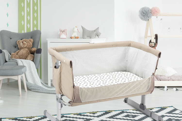 Bassinet sheet , 5 pack grey