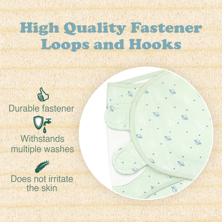 Bublo Baby Organic Cotton Swaddle for Newborns (0–3 Months) – Soft Velcro Swaddle Sack for Baby Boys & Girls