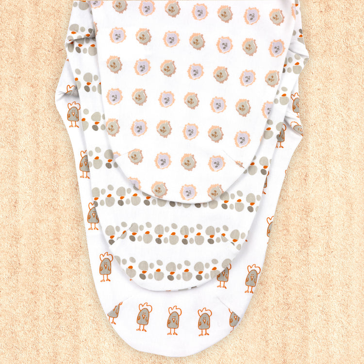 Bublo Baby Organic Cotton Swaddle for Newborns (0–3 Months) – Soft Velcro Swaddle Sack for Baby Boys & Girls