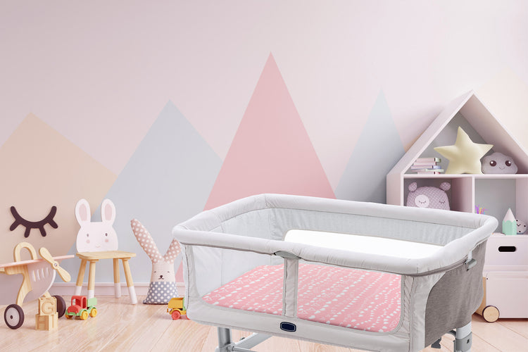 Bassinet sheet, 5 pack, Pink