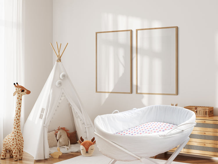 Bublo Baby Bassinet Sheet Set for Boy & Girl – 4 Pack Organic Cotton Universal Fitted Sheets (32×16×4 / 33×20×4 in)