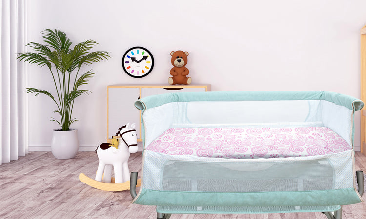 Bublo Baby Bassinet Sheet Set for Boy & Girl – 4 Pack Organic Cotton Universal Fitted Sheets (32×16×4 / 33×20×4 in)