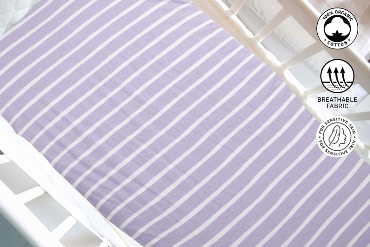 Bublo Baby Bassinet Sheet Set for Boy & Girl – 4 Pack Organic Cotton Universal Fitted Sheets (32×16×4 / 33×20×4 in)