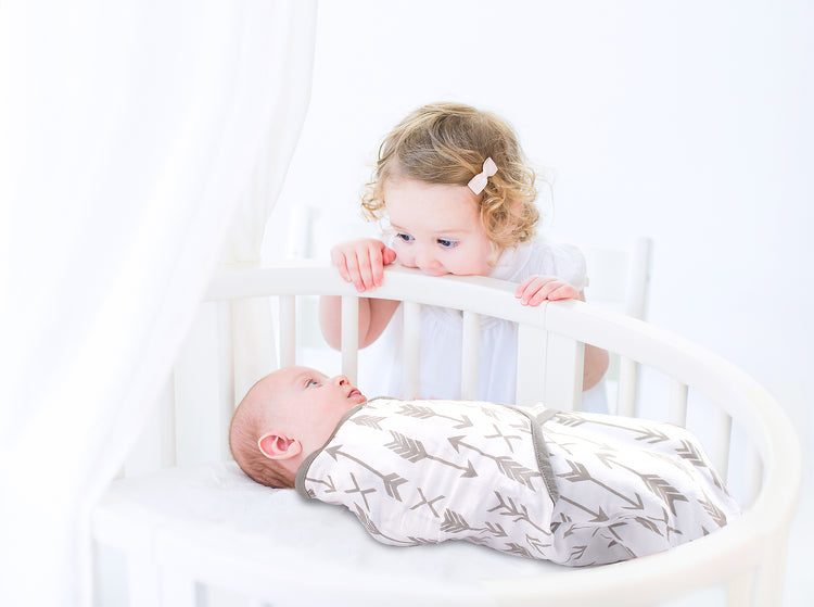 Bublo Baby Swaddle Blanket Boy Girl, 3 Pack Large Size Newborn Swaddles 3-6 Month, Infant Adjustable Swaddling Sleep Sack, Grey