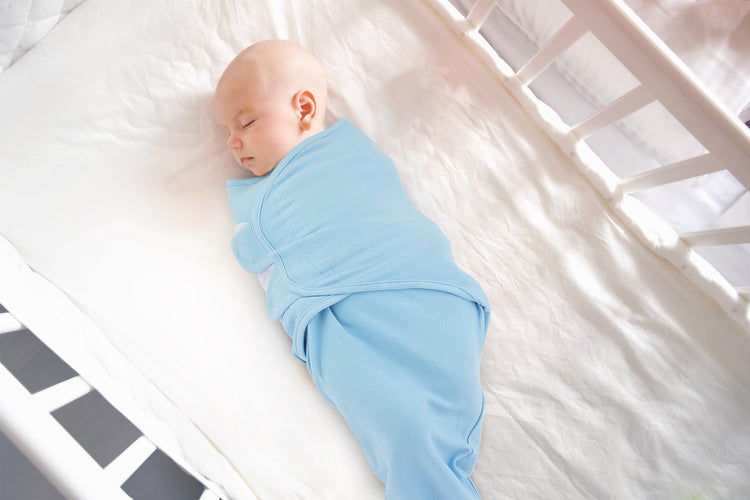 Bublo Baby Swaddle Blanket Boy Girl, 3 Pack Small-Medium Size Newborn Swaddles 0-3 Month, Infant Adjustable Swaddling Sleep Sack, Blue