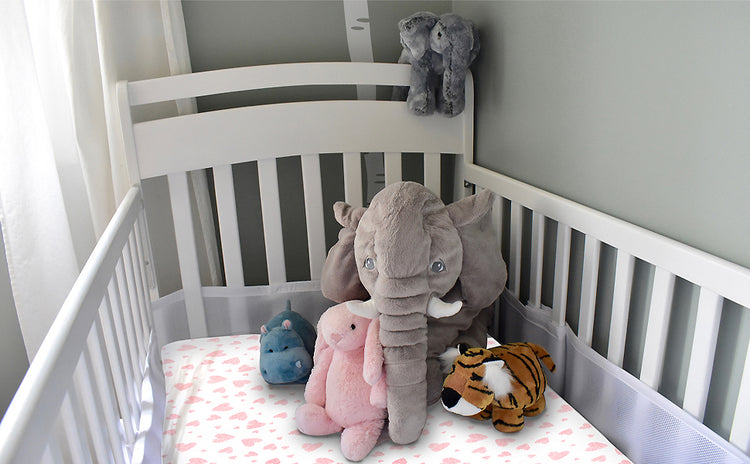 Bublo Baby Bassinet Sheet Set for Boy and Girl, 3 Pack, Universal Fitted for Oval, Hourglass & Rectangle Bassinet Mattress, Fitted Sheets Size 32 x 16 x 4 Inches, Floral