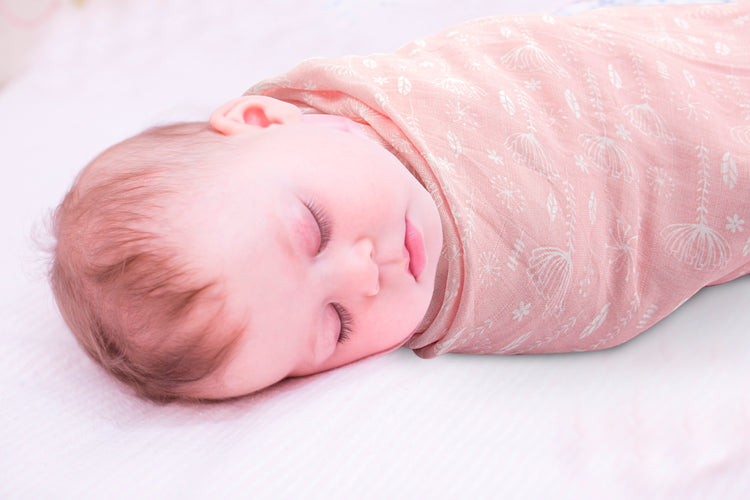 Bublo Baby Muslin Swaddle Blanket, Soft Silky Breathable Receiving Blanket for Boy & Girl, 47x47 Inches, 100% Cotton, Pink