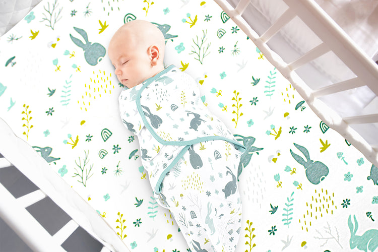 Bubo Baby Pack and Play Fitted Sheet, Portable Pack N Plays Mini Crib Sheets, 2 Pack Play Sheets, 100% Jersey Cotton Playard Sheets, Green