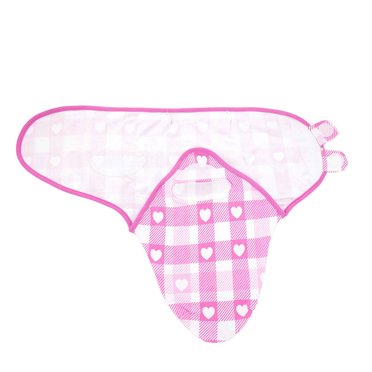 Bublo Baby Swaddle Blanket Boy Girl, 3 Pack Small-Medium Size Newborn Swaddles 0-3 Month, Infant Adjustable Swaddling Sleep Sack, Bufalo Hearts